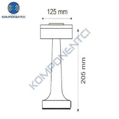 NOAS Girit Gold Renk Led Dokunmatik Masa Lambas� �arjl� YL86-1234