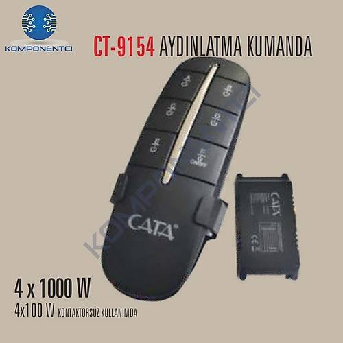 CATA�4 x 1000W 4'l� Ayd�nlatma Kumandas� CT-9154