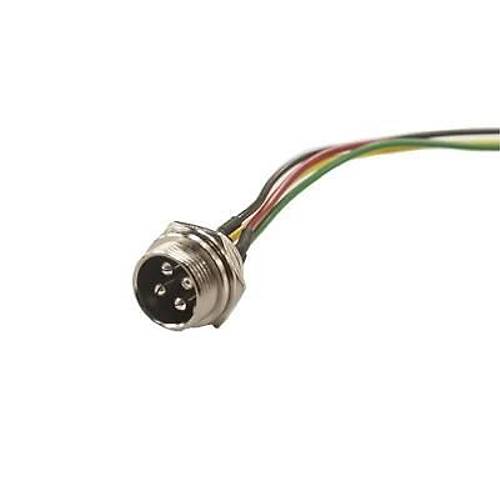 GX-16 4-Pin Kablolu Mike Konnekt�r - Erkek