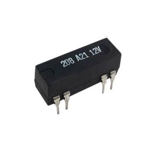 208 A21 12V Reed R�le �ift Kontak N/O 12VDC 0.5A