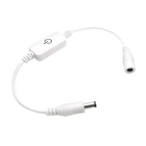 DC 12-24V 6A Dokunmatik On-Off 30cm Anahtarl� Kablo 5.5x2.5mm