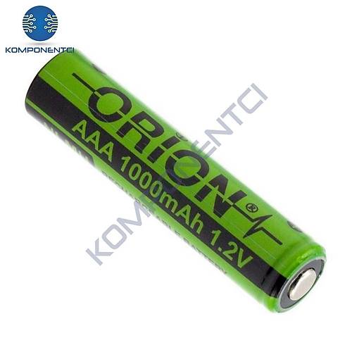 Orion 1.2V Ni-Mh AAA 1000mAh arj Edilebilir Pil