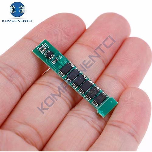1S 15A BMS 3.7V 18650 Lityum Pil  Koruma Devresi