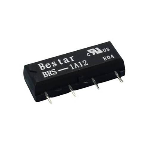 BRS-1A12 12V 1A Reed R�le - 4-Pin