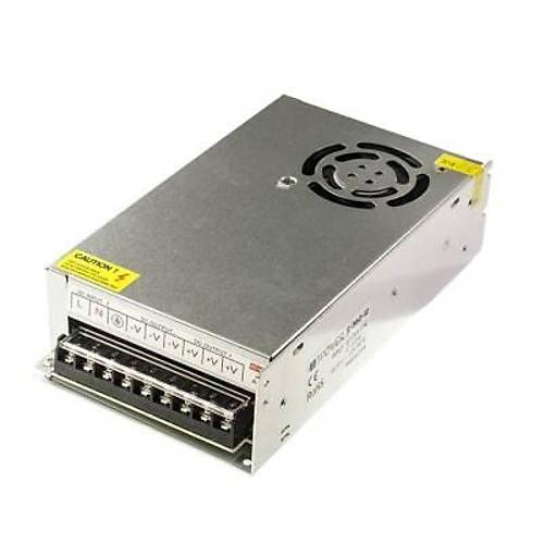 Hightek 12V 30A Metal Kasa Adaptör - LED Driver | Komponentci