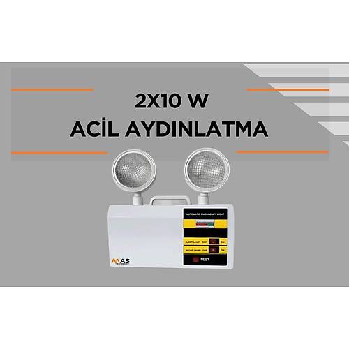 �ift Spot LED Acil Durum Ayd�nlatma Armat�r�