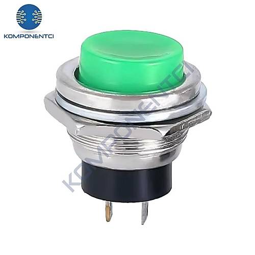 IC-180 Buton �16mm DS-212 Ye�il