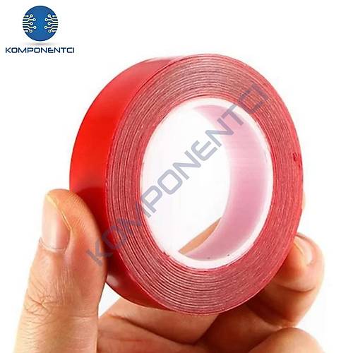 �ift Tarafl� �effaf Silikon Bant 18mm x 2m