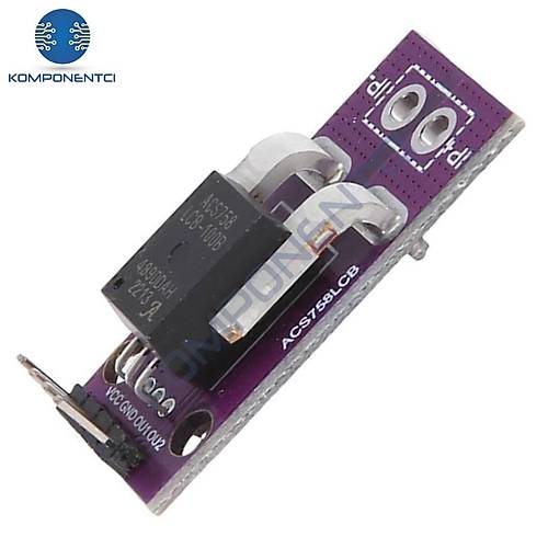 ACS758LCB 100A Lineer Hall Ak�m Sens�r� Mod�l�