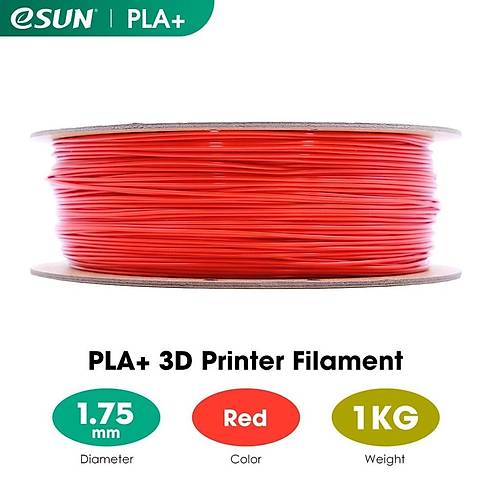 eSUN Krmz Pla+ Filament 1.75mm 1 KG