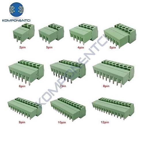 6 Pin 3.81mm Gemeli 90C Takm Klemens
