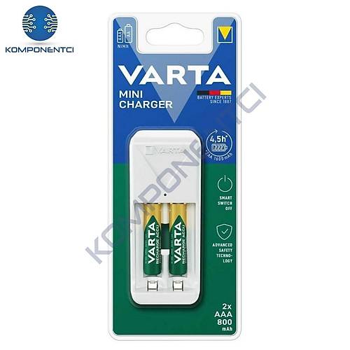 Varta 57656 Mini Pil �arj Cihaz� 2x800mAh (Pilli)