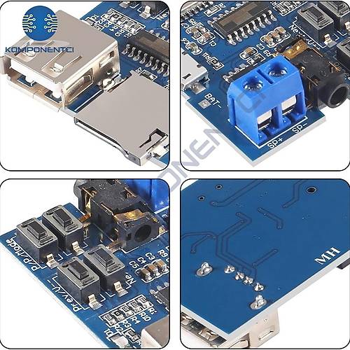 Amplifikat�r Devresi Mono 3W / MP3 �alar Devresi