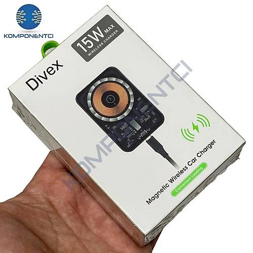 Divex Kablosuz Ara� �arj Cihaz� Manyetik Wireless �arj Aleti DV-352