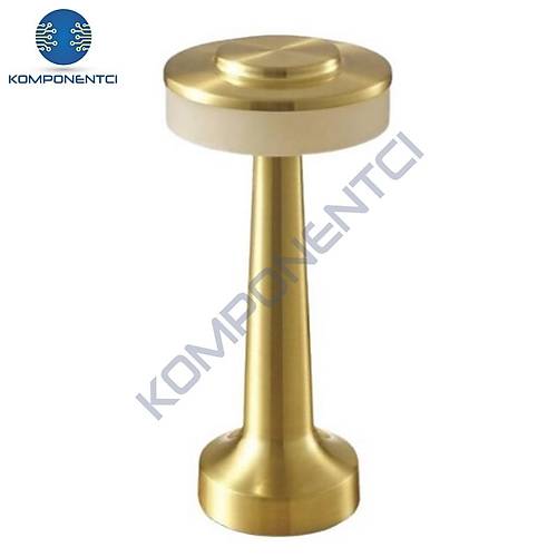 NOAS Girit Gold Renk Led Dokunmatik Masa Lambas� �arjl� YL86-1234