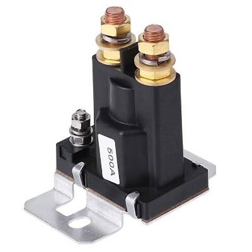 DC 24V 500A Y�ksek Ak�m Oto Mar� R�lesi 4 Pin SPST - Long Time