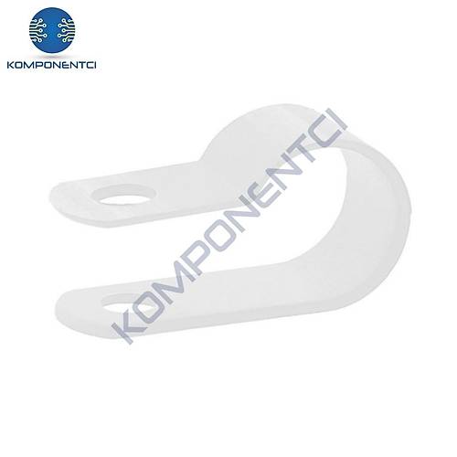 Gwest GCL1/4 6mm Kablo Kelep�esi Beyaz 100 Adet