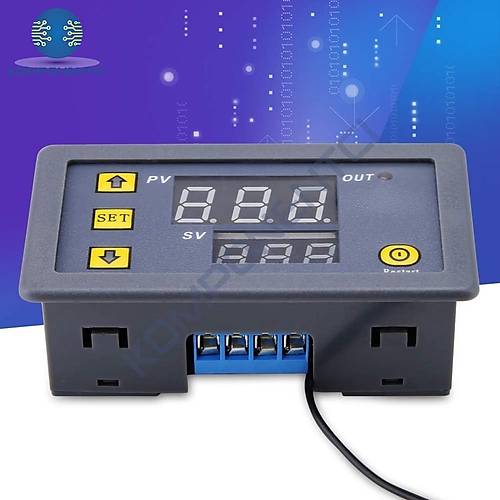 W3230 12V DC R�le ��k��l� Dijital Termostat S�cakl�k Kontrol Cihaz�