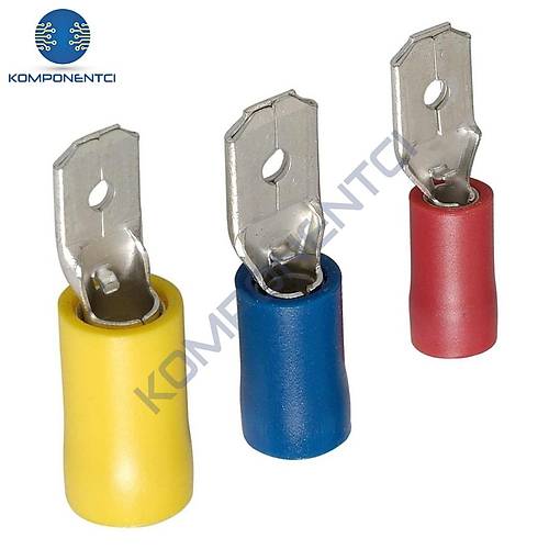 Gwest Erkek Faston Tip Terminal GFE-1288 0.50-1.50mm K�rm�z� 200 Adet