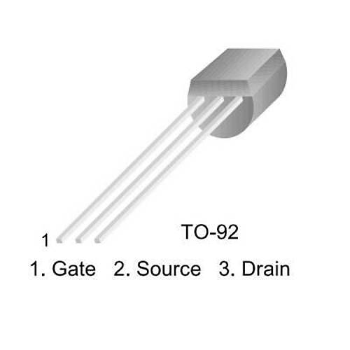BF245A - TO92 N-FET Transistor | Komponentci