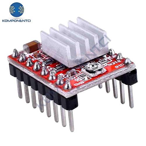 A4988 Step Motor Src Kart 2A + Alminyum Soutucu