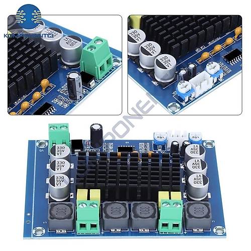 XH-M543 TPA3116D2 Stereo 2x120W Ses Amfi Mod�l� Class D �ift Kanall�
