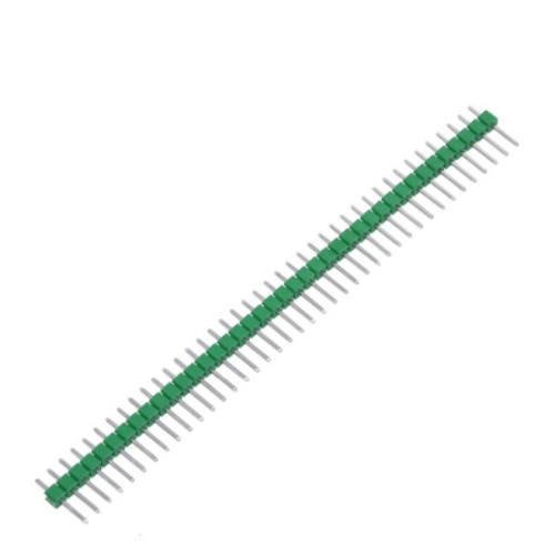 1x40 Erkek Header 40 Pin 2.54mm 180 Derece - Ye�il
