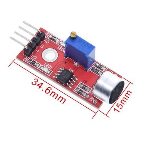 Mikrofon Ses Sens�r Mod�l� Arduino Uyumlu KY-038