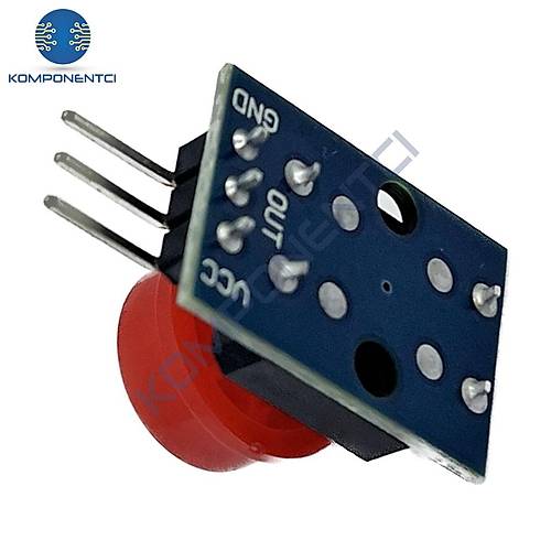 12x12mm Push Buton Switch Mod�l K�rm�z� Kapak 1 Adet