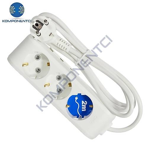 Viko Multi-Let ��l� Grup Priz Toprakl� Kablolu �ocuk Korumal� 2 Mt