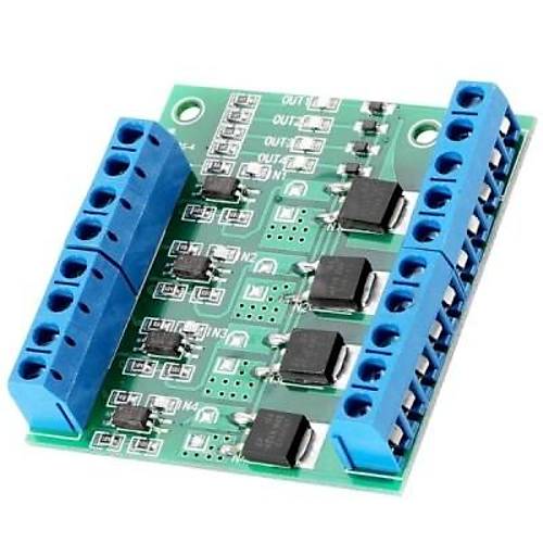 4 Kanal PWM Mosfet Mod�l� - PLC S�r�c� Mod�l�