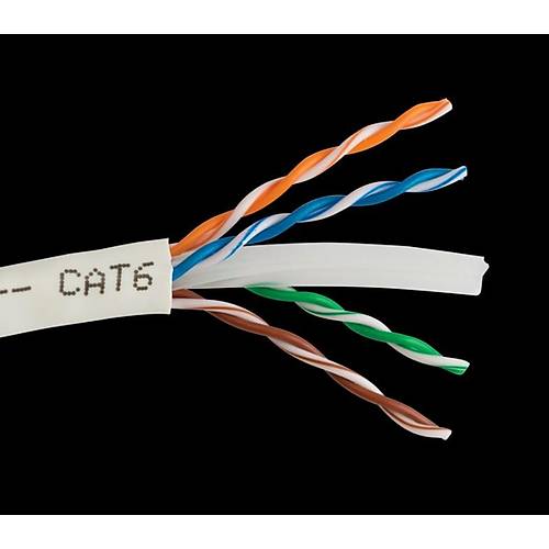 CAT6 UTP Patch Kablo Ethernet Kablosu Gri Renk 30 Metre