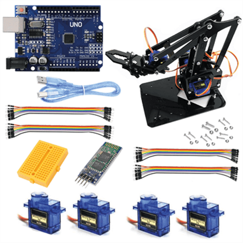 Pleksiglas Robot Kol Kiti - Bluetooth Modll Demonte