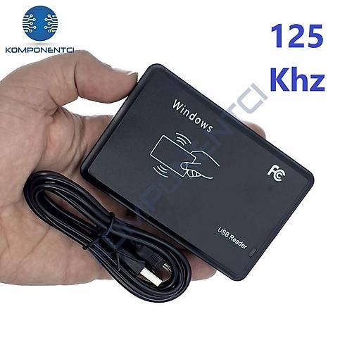125 Khz RFID Kart Etiket Okuyucu Rfid USB Card Reader