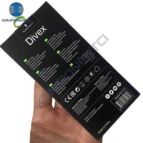 Divex Type-C ( USB-C ) 180W Hzl arj Kablosu DC-212
