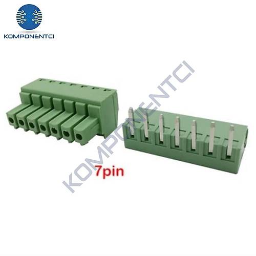 7 Pin 3.81mm Gemeli 90C Takm Klemens