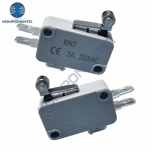 IC-172 Mikro Switch Makaral� K�sa KW7 3A 250VAC
