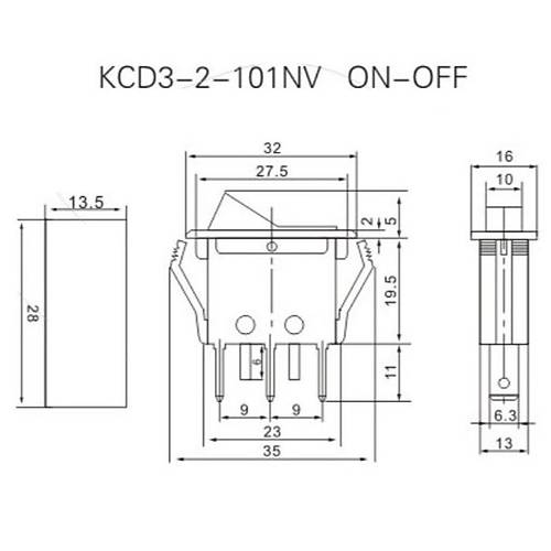 IC-113-8 Tekli Anahtar Ikl On-Off 3P