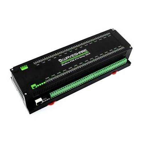 30 Kanall� Ethernet R�le Mod�l� - Modbus RTU/Modbus TCP Protokol�- PoE Ethernet Port