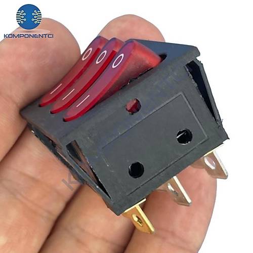 IC-135 l Ikl Anahtar 220V ON-OFF 9P