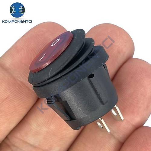 IC-133W Su Geirmez Yuvarlak Iksz Anahtar On-Off 2P