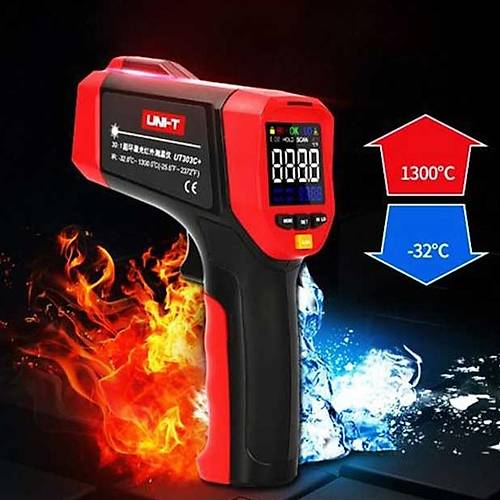UNI-T UT303C+ K�z�l�tesi Lazer Termometre
