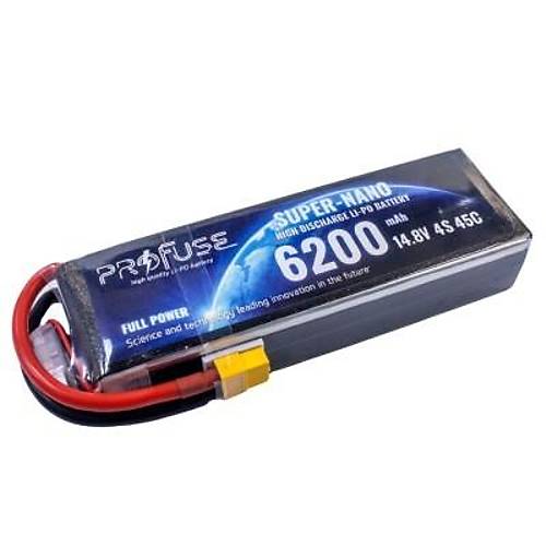14,8V 4S 6200mAh 45C Lipo Batarya