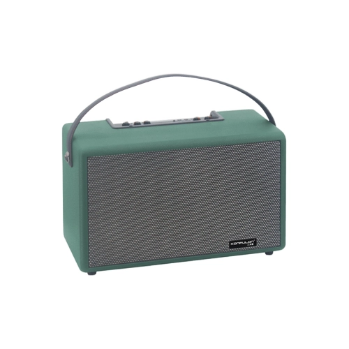 Konfulon F32 2x50W S�r�c�l� 2 Adet Mikrofonlu BT 5.2 Kablosuz Hoparl�r - Ye�il
