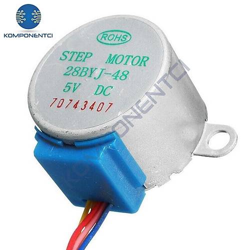 28BYJ-48 5V Redktrl Step Motor - ULN2003A Src Kart