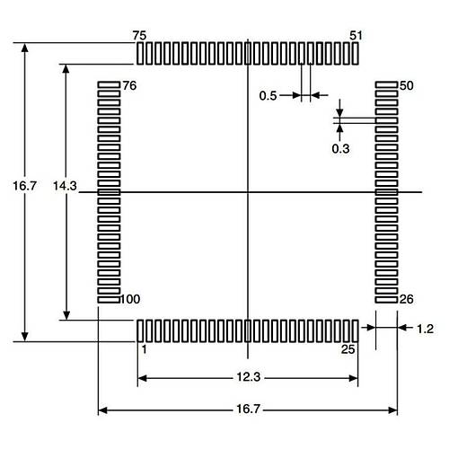 STM32F103VET6 Smd 32-Bit 72MHz LQFP-100 Mikrodenetleyici