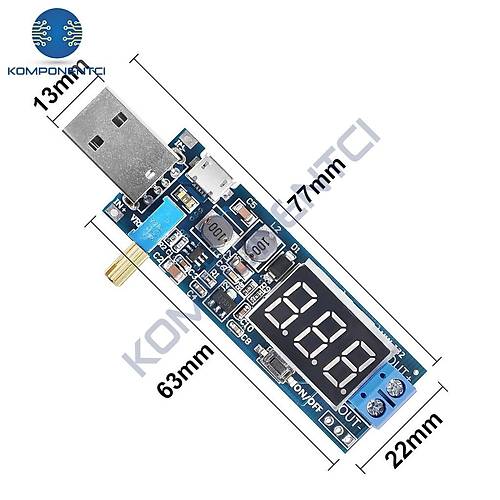 USB G��lendirici Voltaj Reg�lat�r� (5V to 3.3V-24V)