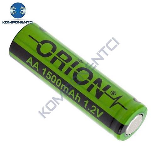 Orion 1.2V Ni-Mh AA 1500mAh arj Edilebilir Kalem Pil