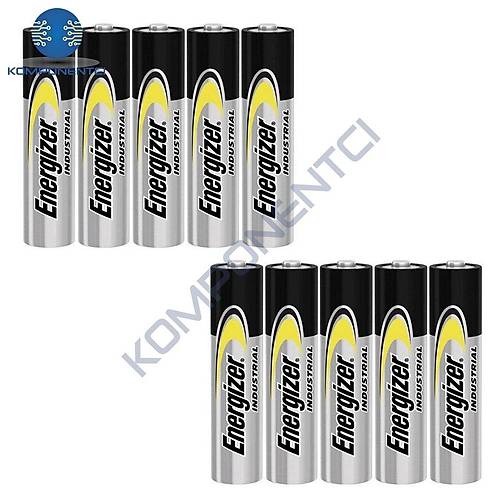 Energizer End�striyel Alkalin AAA �nce Kalem Pil 10'lu