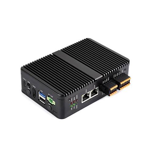 IPCBOX-CM5-B Raspberry Pi CM5 Tabanl� Gigabit/2,5G �ift Ethernetli End�striyel Bilgisayar